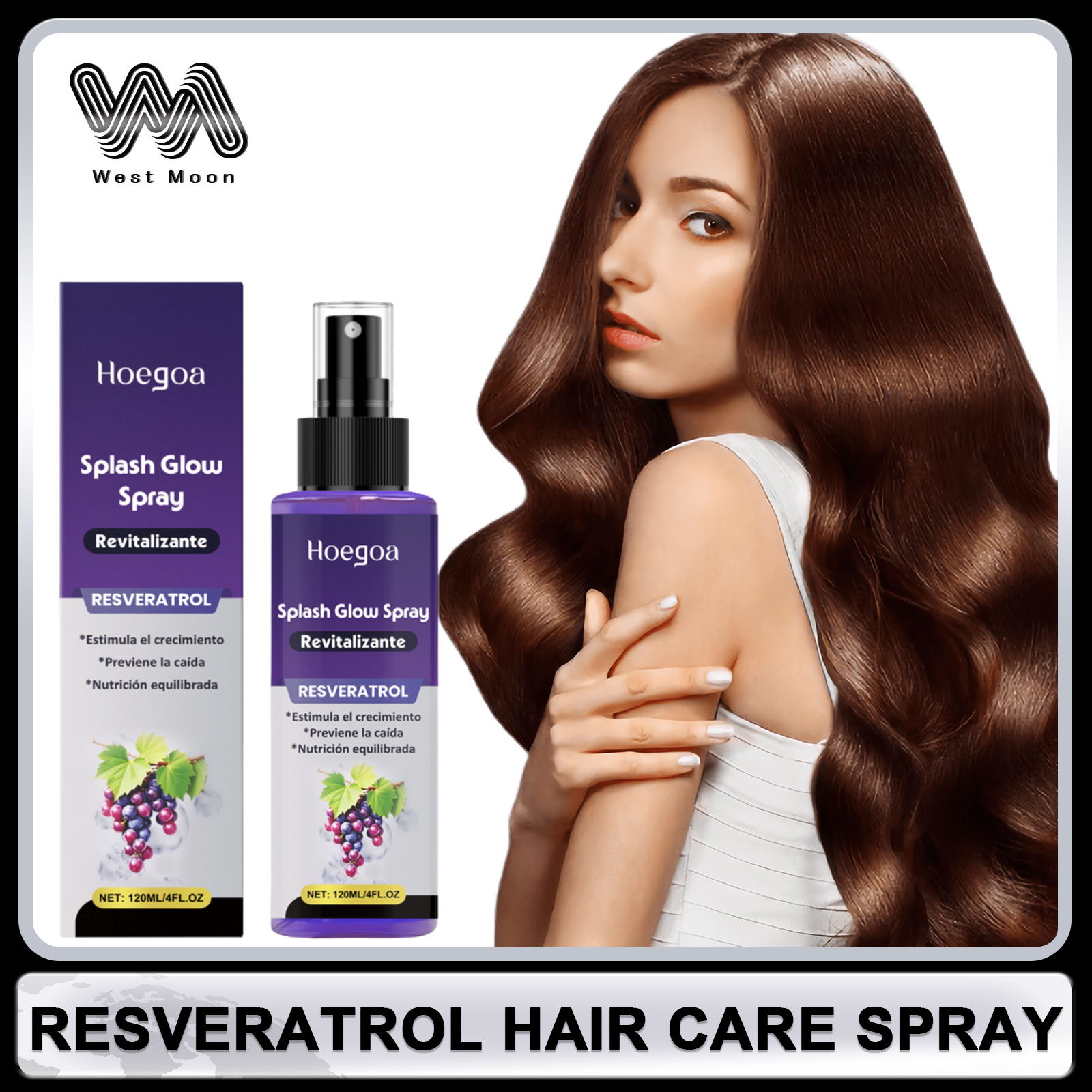 Hair Care Serum - Resveratrol Semprotan Perawatan Rambut Anti Kebotakan