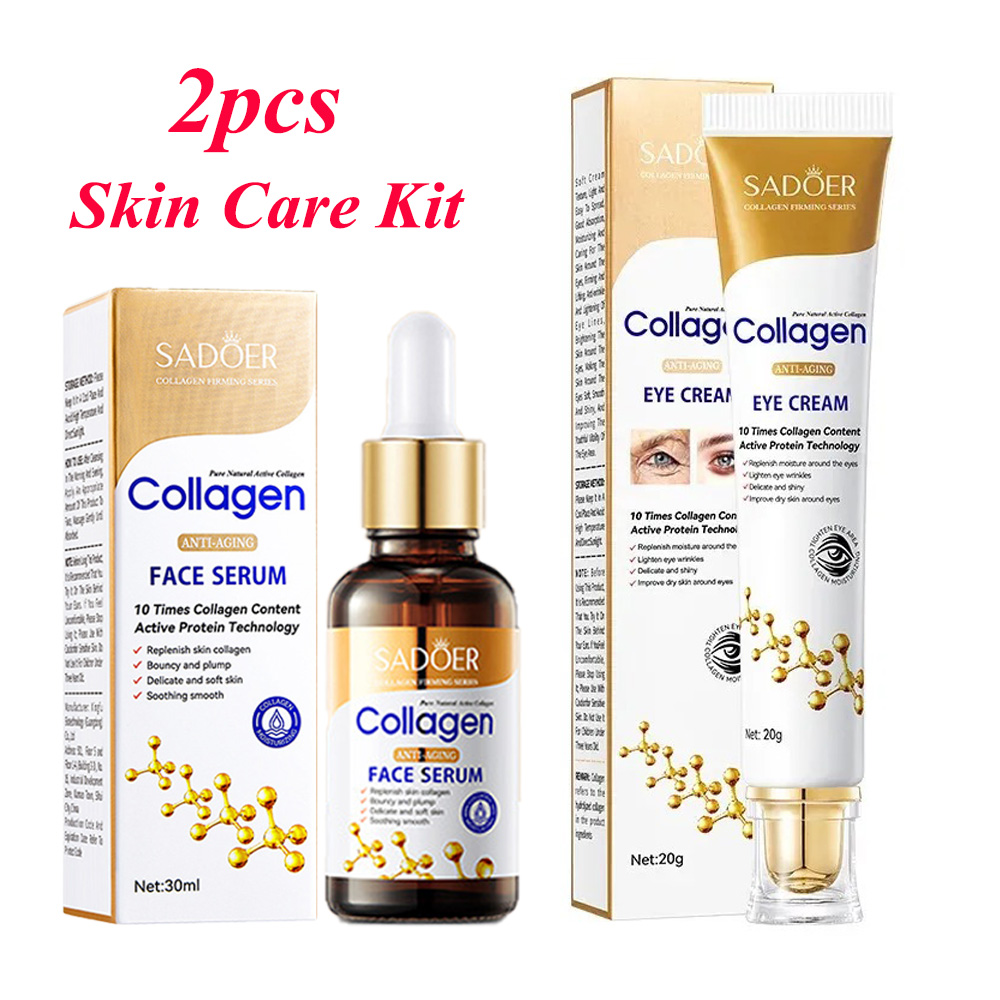 Silk Press Serum - SADOER Set Perawatan Kulit Kolagen Serum