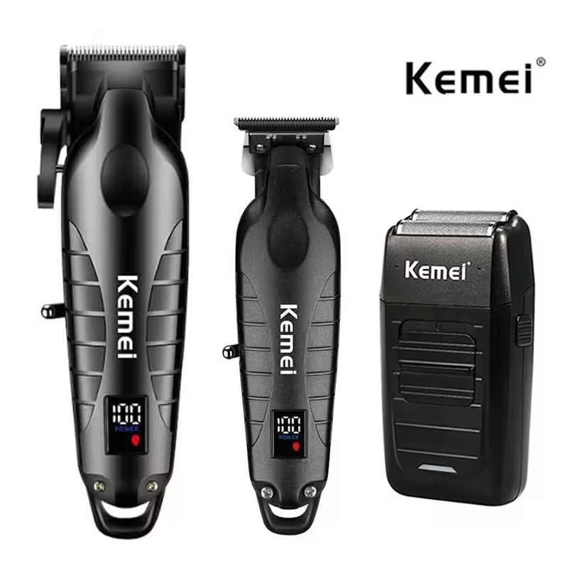 Hair Care Barber - Kemei Kit alat cukur rambut pria,