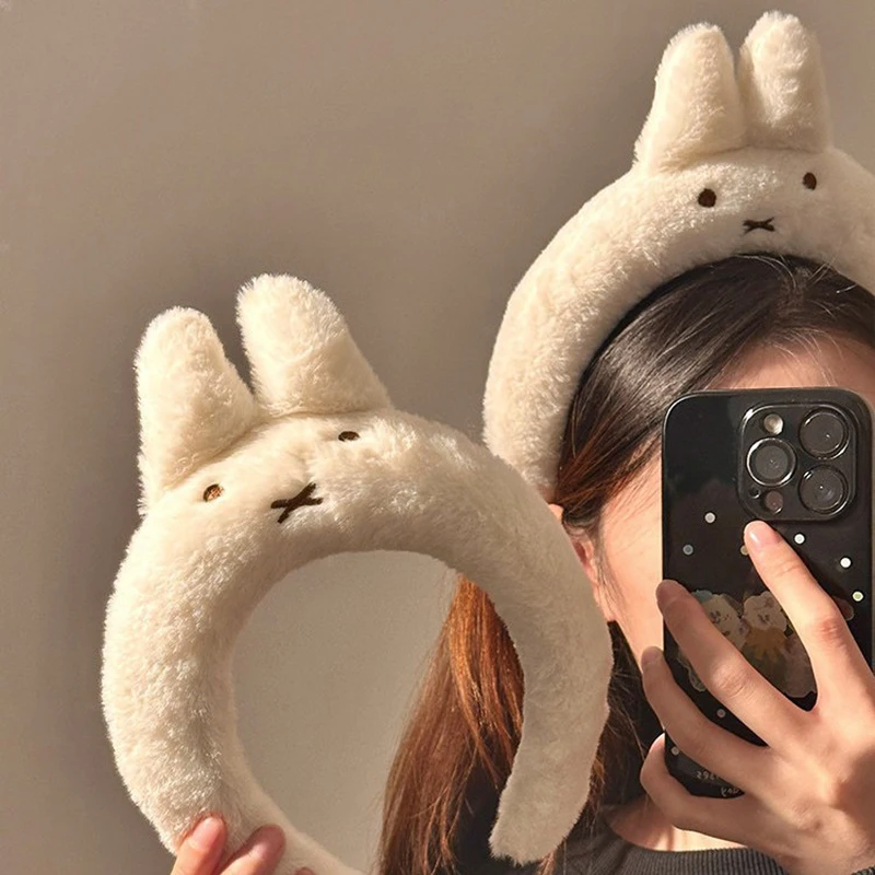 Hair Care Japan Products - Headband Miffy Beludru untuk Cuci Muka,