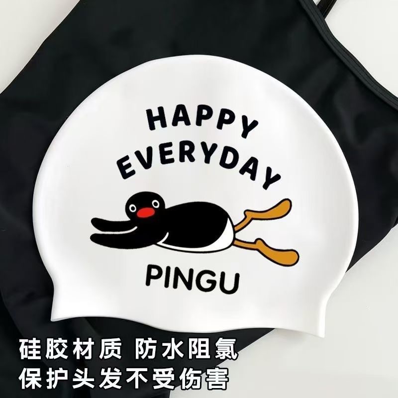 Hair Care Japan Products - Topi Renang Penguin Pingu Dewasa Tahan