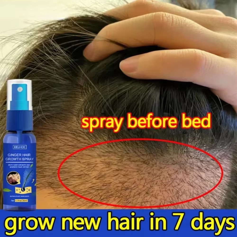 Hair Care Serum - Semprotan Penumbuh Rambut Jahe Cepat, Serum