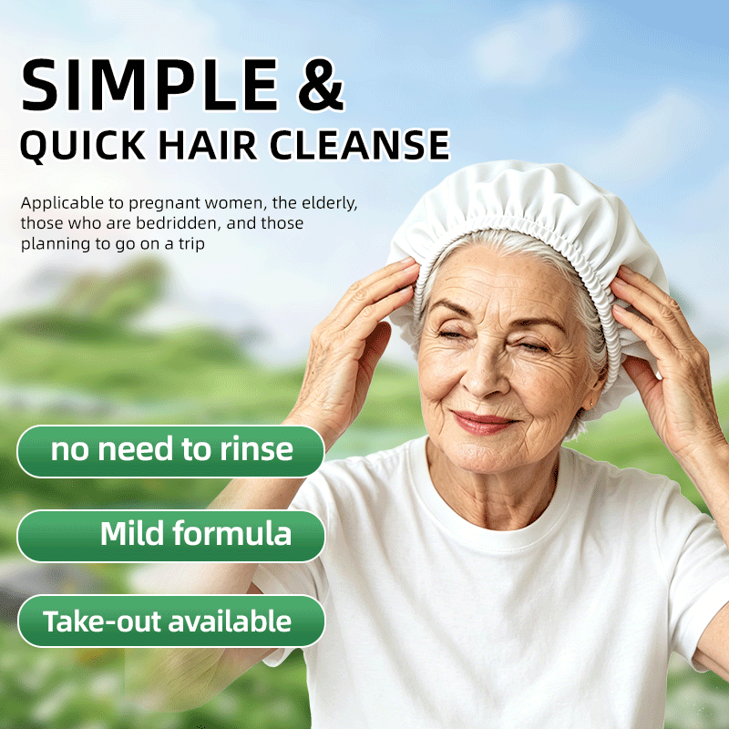 Hair Care With Aloe Vera - Topi Sampo Tanpa Air Sekali Pakai