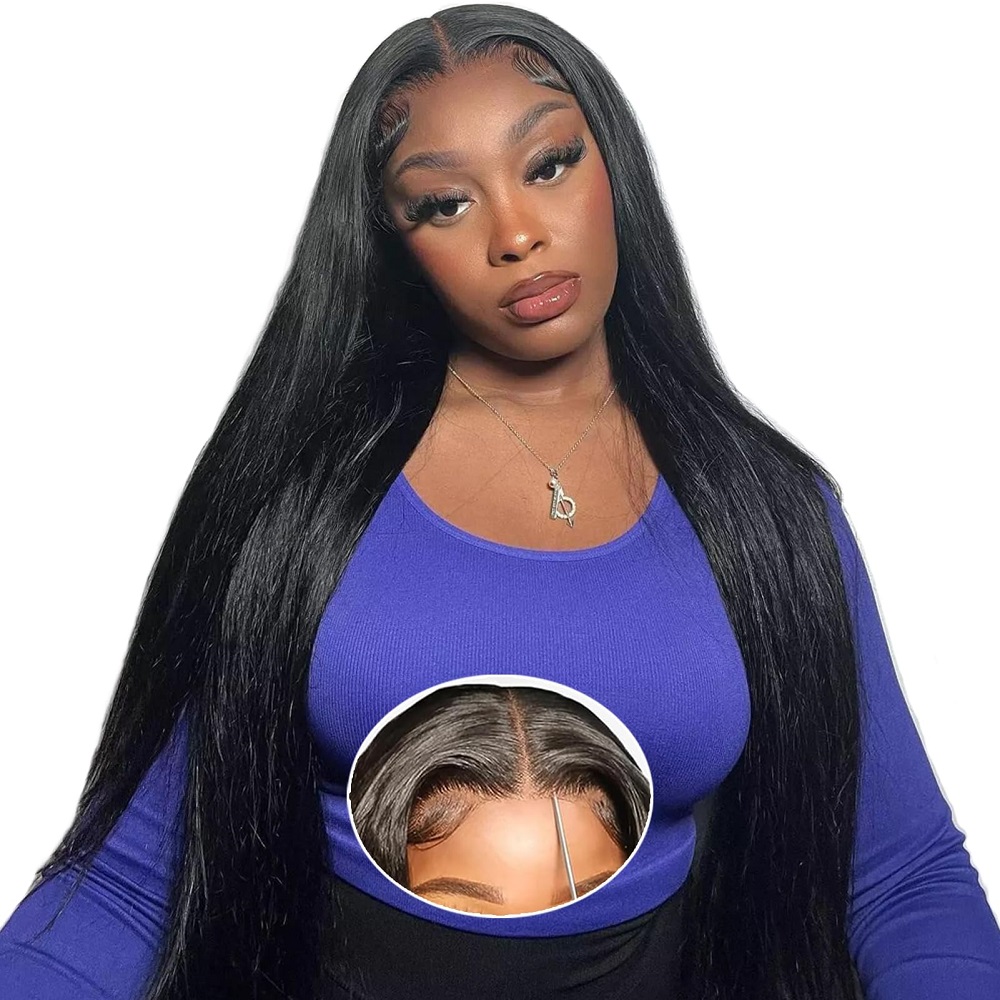 Lace Front Wig - Wig Rambut Manusia Lurus Tanpa Lem