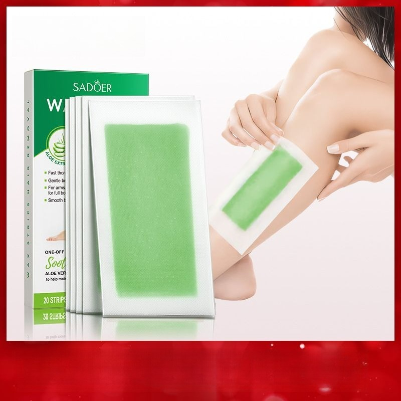 Kertas Waxing Strip Lidah Buay - Hair Care With Aloe Vera ulasan dan harga