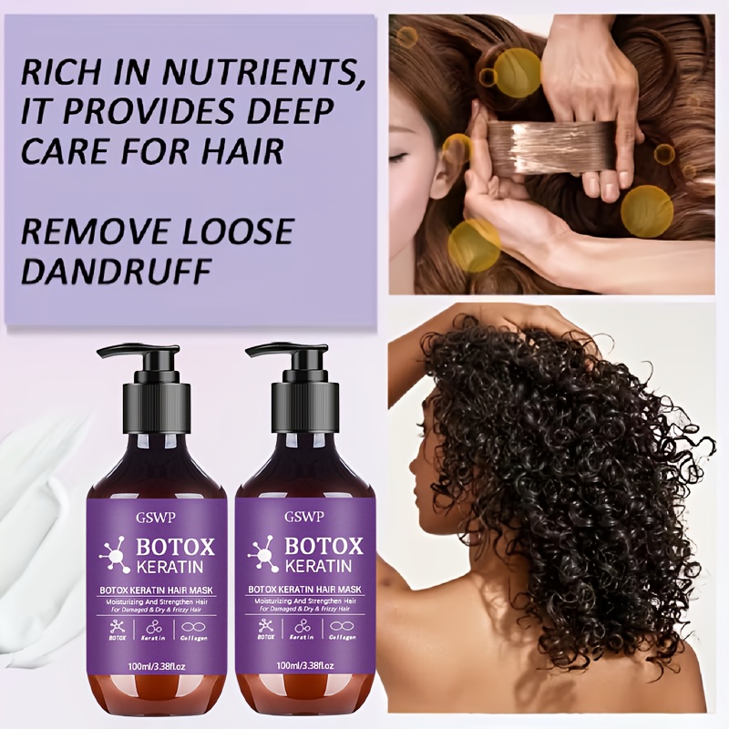 GSWP Botox Keratin Hair Mask,  - Bond Repair Shampoo ulasan dan harga