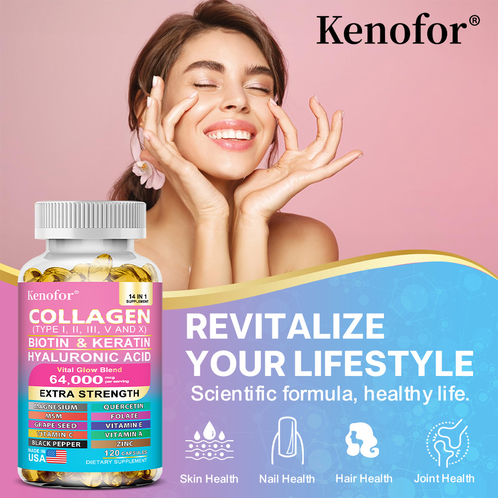 Kapsul Kolagen Kompleks, Mence - Hair Care Capsule ulasan dan harga