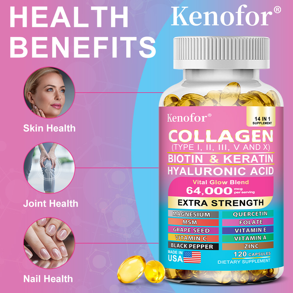 Kapsul Kolagen Kompleks, Mence - Hair Care Capsule ulasan dan harga