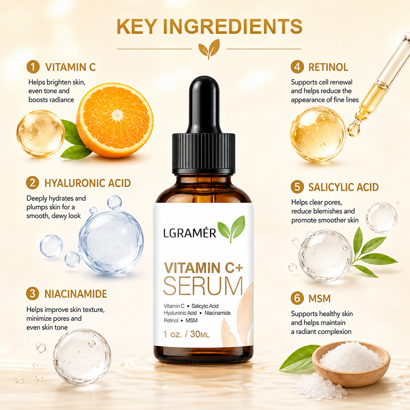 Serum Wajah Vitamin C+ Dengan  - Silk Press Serum ulasan dan harga