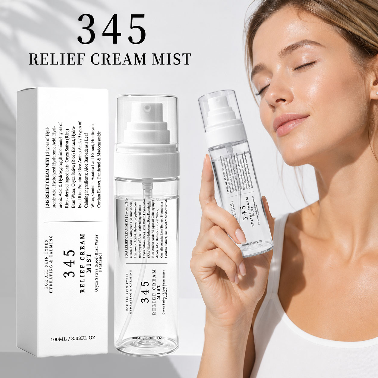 345 Relief Cream Mist Perawata - Silk Press Serum ulasan dan harga