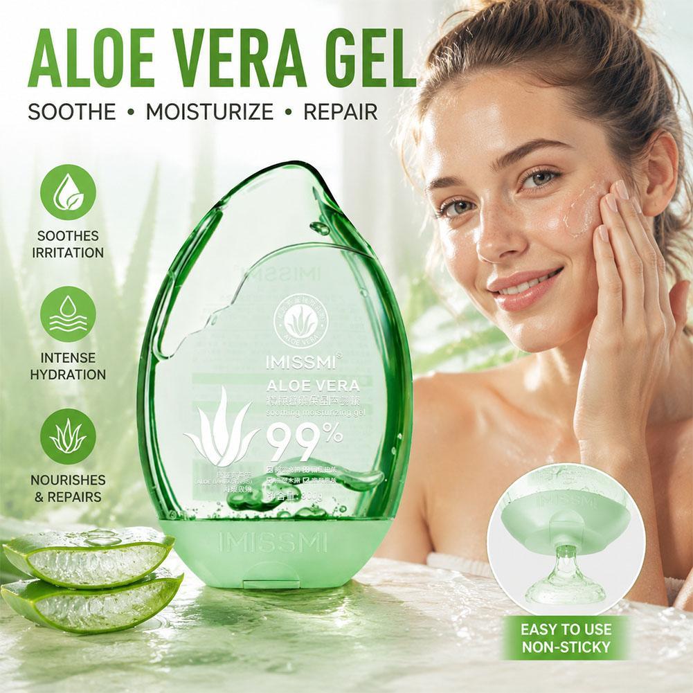 300g Gel Lidah Buaya Pelembap  - Hair Care With Aloe Vera ulasan dan harga
