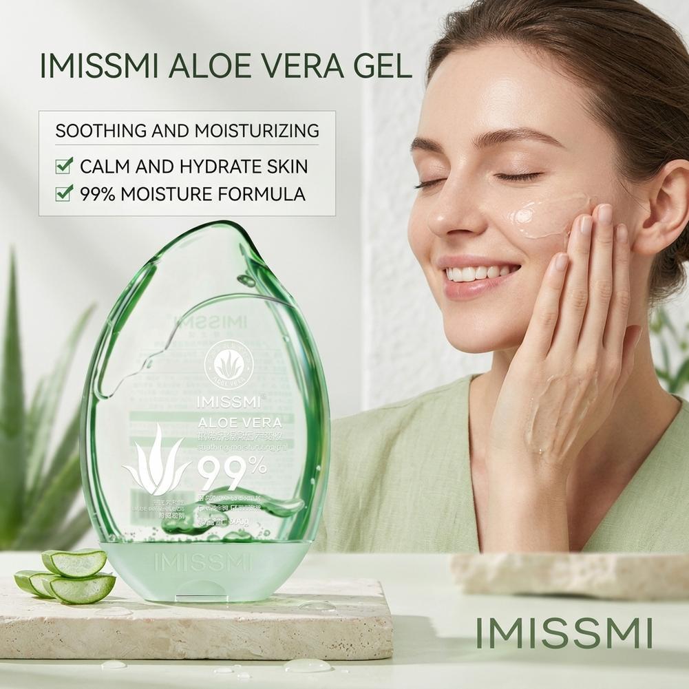 300g Gel Lidah Buaya Pelembap  - Hair Care With Aloe Vera ulasan dan harga