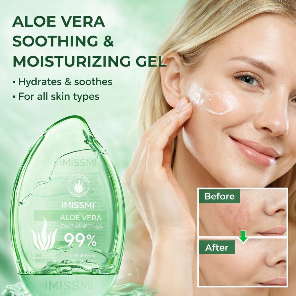 300g Gel Lidah Buaya Pelembap  - Hair Care With Aloe Vera ulasan dan harga
