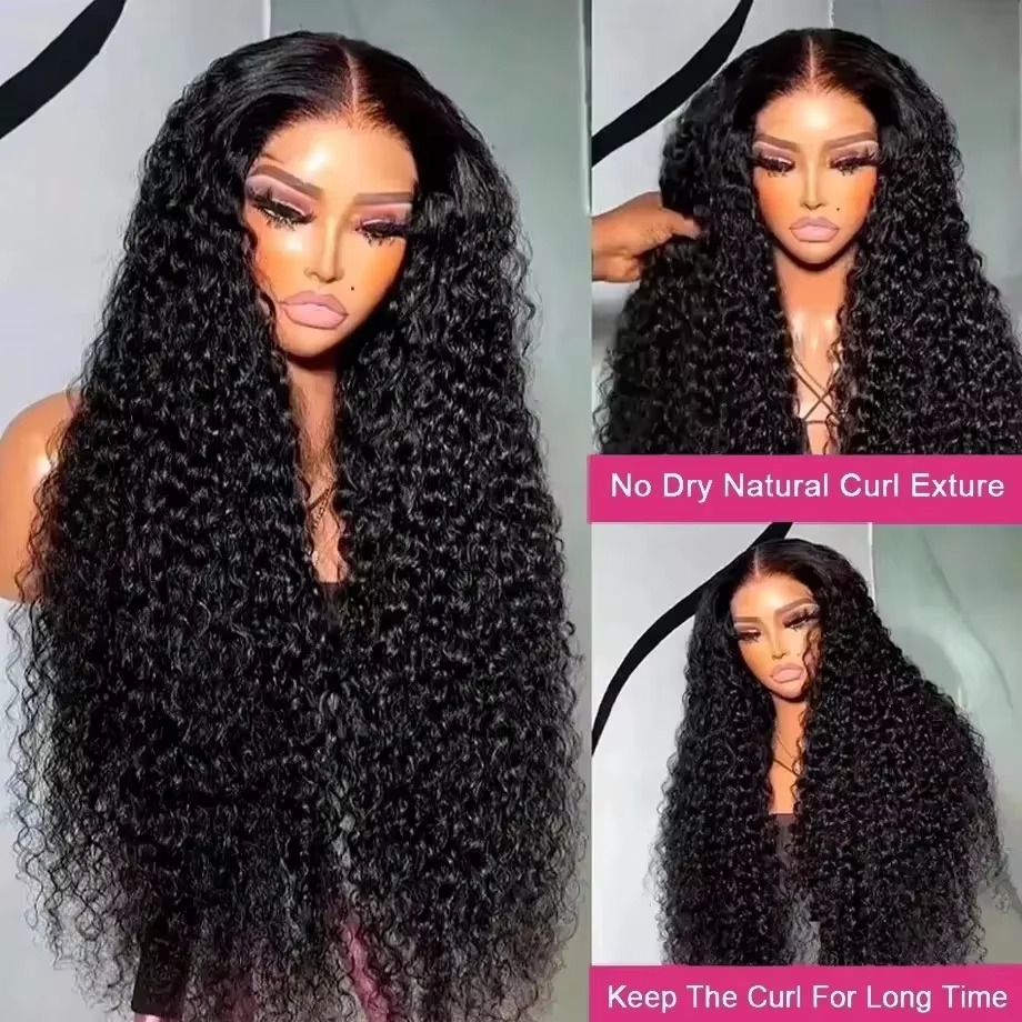 Wig Rambut Manusia Deep Wave K - Lace Front Wig ulasan dan harga