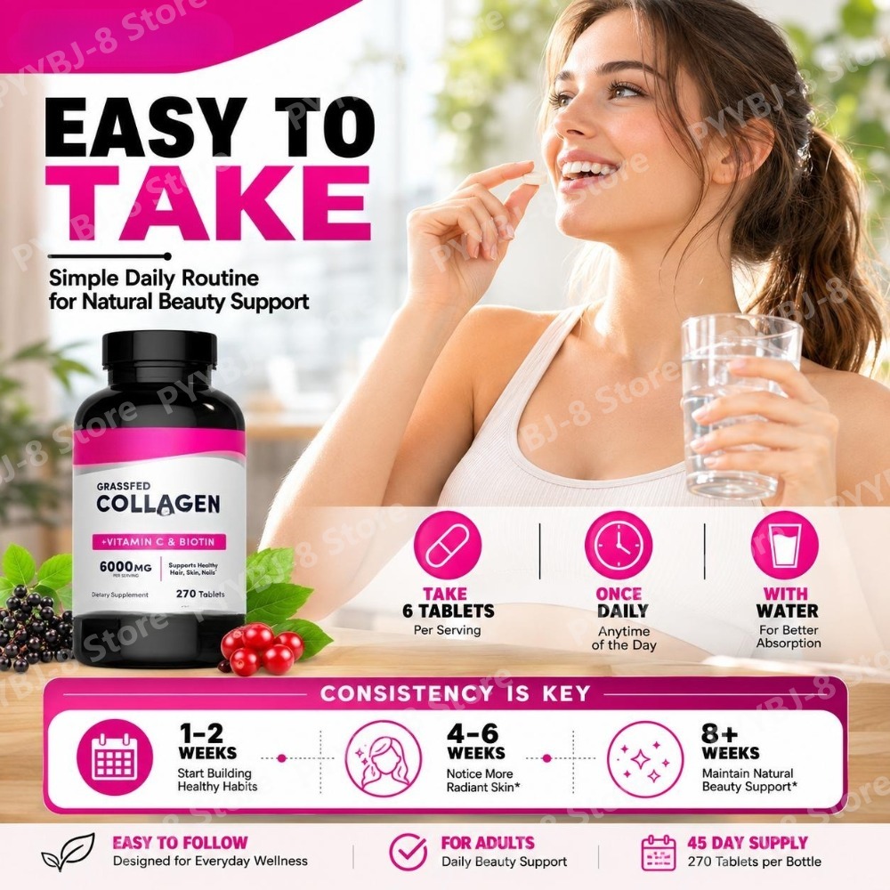 Tablet Kolagen 6000mg dengan V - Hair Care Capsule ulasan dan harga