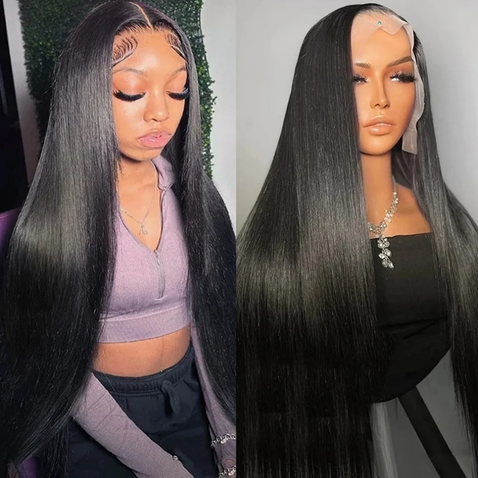 Wig Rambut Manusia Lurus Tanpa - Lace Front Wig ulasan dan harga