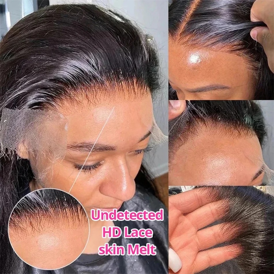 Wig Rambut Manusia Lurus Tanpa - Lace Front Wig ulasan dan harga