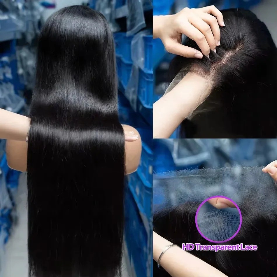 Wig Rambut Manusia Lurus Tanpa - Lace Front Wig ulasan dan harga